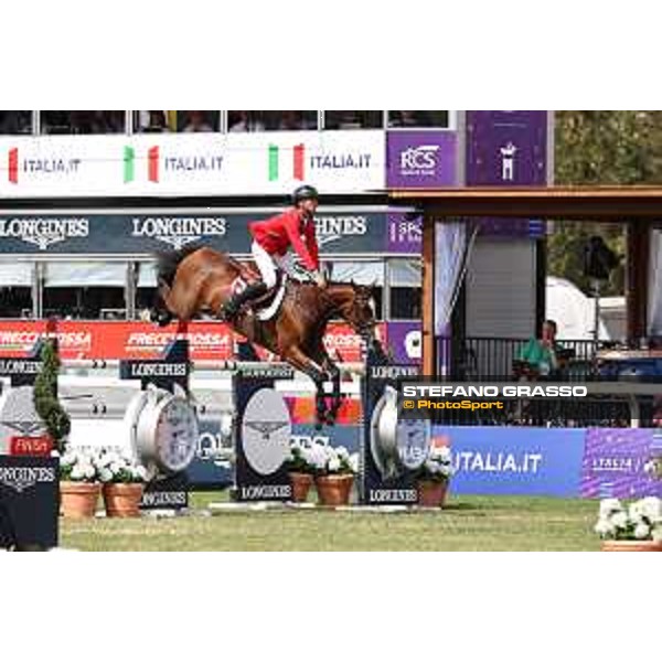 FEI Jumping European Championship Milano 2023 - Milano, San Siro galopp racecourse - 3 September 2023 - ph.Stefano Grasso Guerdat Steve from SUI riding Dynamix de Belheme is FEI Jumping European Champion