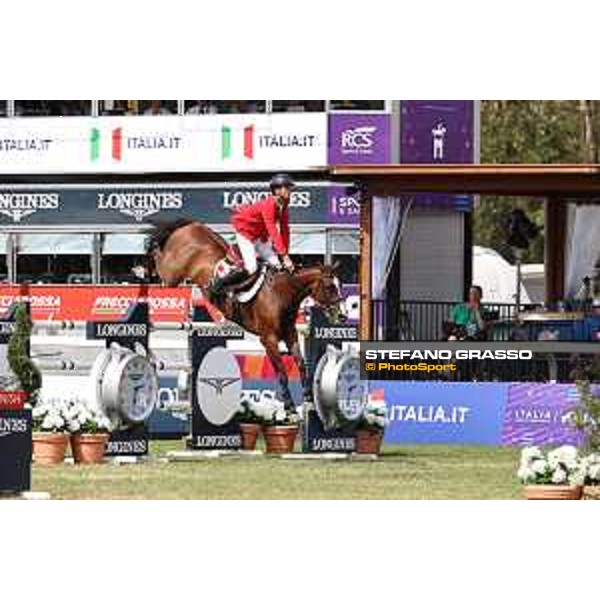 FEI Jumping European Championship Milano 2023 - Milano, San Siro galopp racecourse - 3 September 2023 - ph.Stefano Grasso Guerdat Steve from SUI riding Dynamix de Belheme is FEI Jumping European Champion