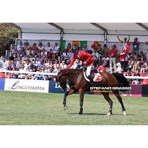 FEI Jumping European Championship Milano 2023 - Milano, San Siro galopp racecourse - 3 September 2023 - ph.Stefano Grasso Guerdat Steve from SUI riding Dynamix de Belheme is FEI Jumping European Champion