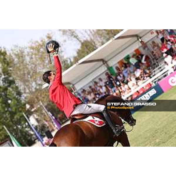 FEI Jumping European Championship Milano 2023 - Milano, San Siro galopp racecourse - 3 September 2023 - ph.Stefano Grasso Guerdat Steve from SUI riding Dynamix de Belheme is FEI Jumping European Champion