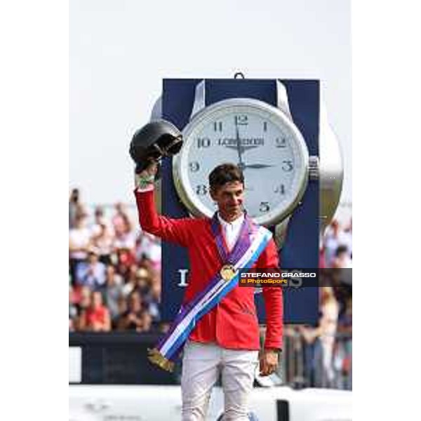 FEI Jumping European Championship Milano 2023 - Milano, San Siro galopp racecourse - 3 September 2023 - ph.Stefano Grasso Guerdat Steve from SUI riding Dynamix de Belheme is FEI Jumping European Champion