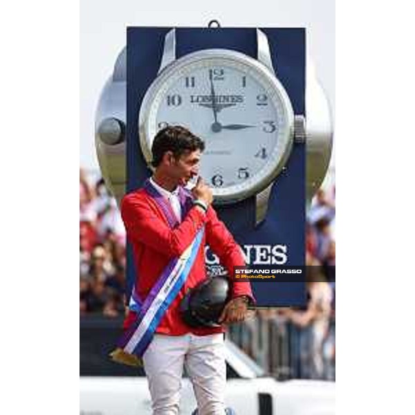 FEI Jumping European Championship Milano 2023 - Milano, San Siro galopp racecourse - 3 September 2023 - ph.Stefano Grasso Guerdat Steve from SUI riding Dynamix de Belheme is FEI Jumping European Champion