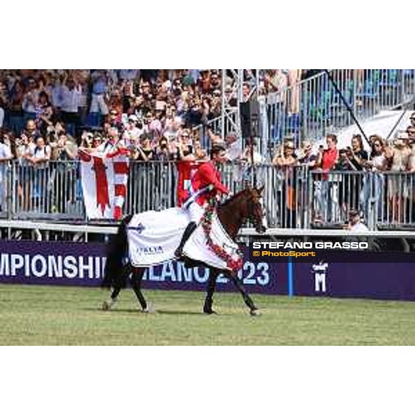 FEI Jumping European Championship Milano 2023 - Milano, San Siro galopp racecourse - 3 September 2023 - ph.Stefano Grasso Guerdat Steve from SUI riding Dynamix de Belheme is FEI Jumping European Champion