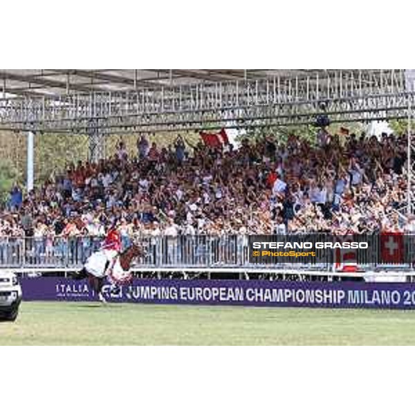 FEI Jumping European Championship Milano 2023 - Milano, San Siro galopp racecourse - 3 September 2023 - ph.Stefano Grasso Guerdat Steve from SUI riding Dynamix de Belheme is FEI Jumping European Champion