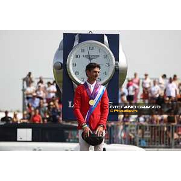 FEI Jumping European Championship Milano 2023 - Milano, San Siro galopp racecourse - 3 September 2023 - ph.Stefano Grasso Guerdat Steve from SUI riding Dynamix de Belheme is FEI Jumping European Champion