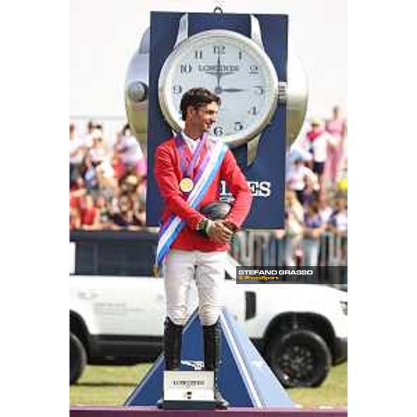 FEI Jumping European Championship Milano 2023 - Milano, San Siro galopp racecourse - 3 September 2023 - ph.Stefano Grasso Guerdat Steve from SUI riding Dynamix de Belheme is FEI Jumping European Champion