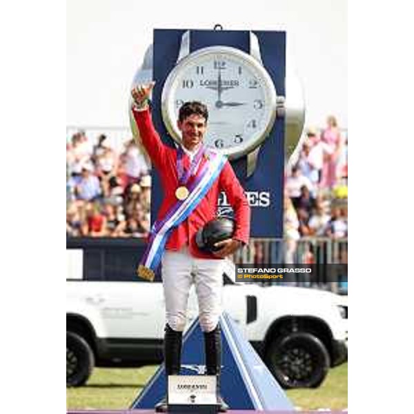 FEI Jumping European Championship Milano 2023 - Milano, San Siro galopp racecourse - 3 September 2023 - ph.Stefano Grasso Guerdat Steve from SUI riding Dynamix de Belheme is FEI Jumping European Champion