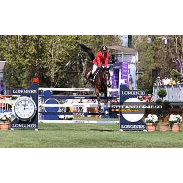 FEI Jumping European Championship Milano 2023 - Milano, San Siro galopp racecourse - 1 September 2023 - ph.Stefano Grasso Balsiger Bryan from SUI riding Dubai du Bois Pinchet