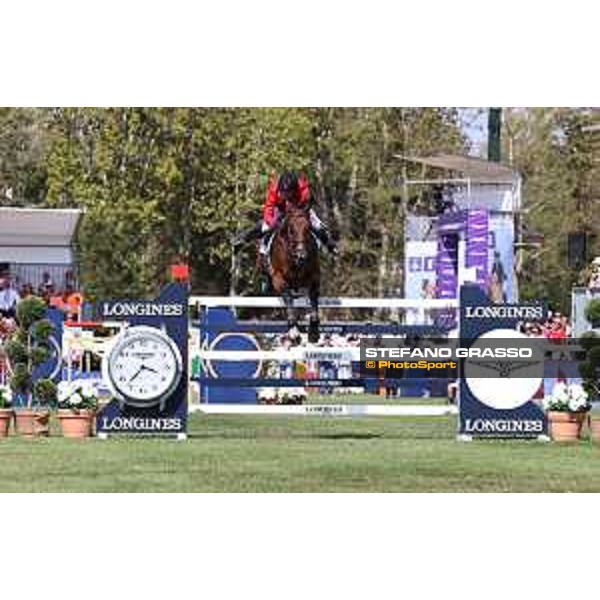 FEI Jumping European Championship Milano 2023 - Milano, San Siro galopp racecourse - 1 September 2023 - ph.Stefano Grasso Schmitz Edouard from SUI riding Gamin van\'t Naastveldhof