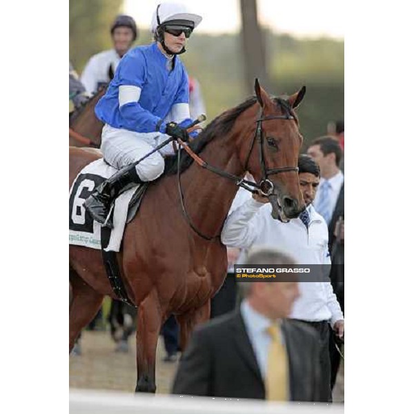 Hayley Turner on Lady Marian pictured at Rome Capannelle before the Premio Lydia Tesio Rome Capannelle, 25th october 2009 ph. Stefano Grasso