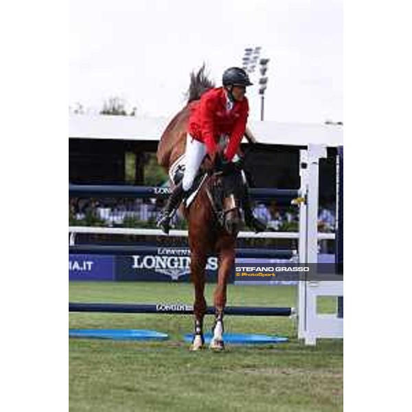 FEI Jumping European Championship - Milano, Milano San Siro racecourse - 1 September 2023 - ph.Stefano Grasso Puck Gerfried from AUT riding Equitron Naxcel V