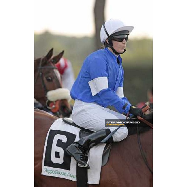 Hayley Turner on Lady Marian pictured at Rome Capannelle before the Premio Lydia Tesio Rome Capannelle, 25th october 2009 ph. Stefano Grasso