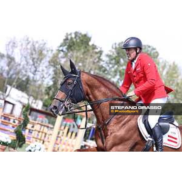 FEI Jumping European Championship - Milano, Milano San Siro racecourse - 1 September 2023 - ph.Stefano Grasso Puck Gerfried from AUT riding Equitron Naxcel V