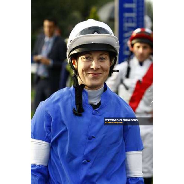 Hayley Turner pictured at Rome Capannelle before the Premio Lydia Tesio Rome Capannelle, 25th october 2009 ph. Stefano Grasso
