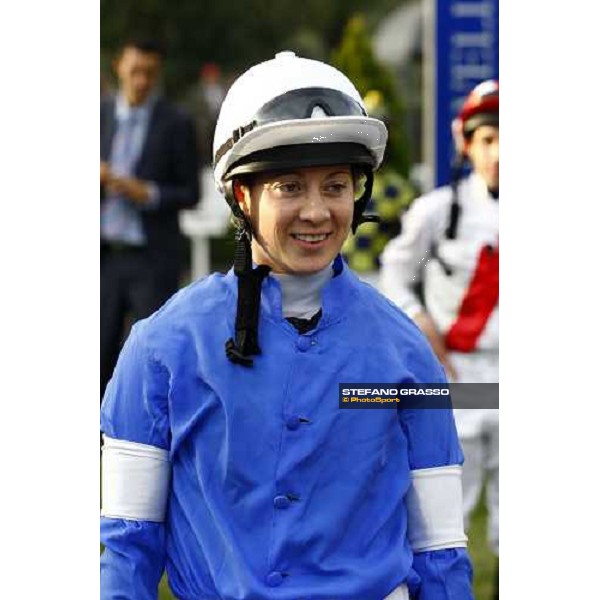 Hayley Turner pictured at Rome Capannelle before the Premio Lydia Tesio Rome Capannelle, 25th october 2009 ph. Stefano Grasso