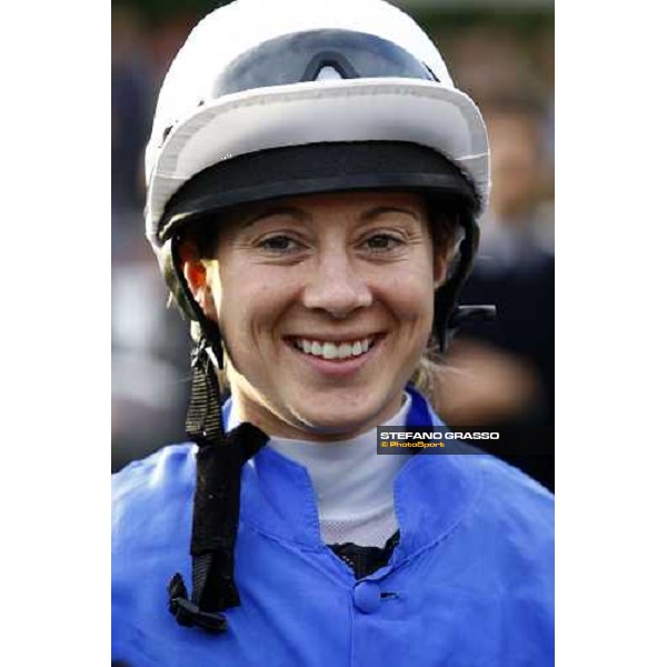 Hayley Turner pictured at Rome Capannelle before the Premio Lydia Tesio Rome Capannelle, 25th october 2009 ph. Stefano Grasso