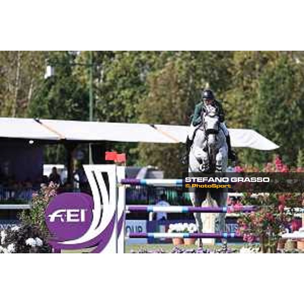 FEI Jumping European Championship - Milano, Milano San Siro racecourse - 1 September 2023 - ph.Stefano Grasso Sweetnam Shane from IRL riding James Kann Cruz