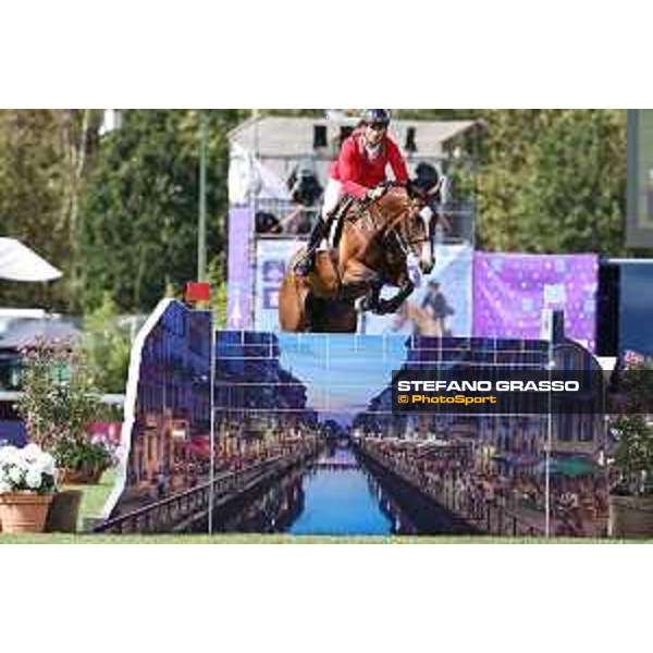 FEI Jumping European Championship - Milano, Milano San Siro racecourse - 31 August 2023 - ph.Stefano Grasso Guerdat Steve from SUI riding Dynamix de Belheme