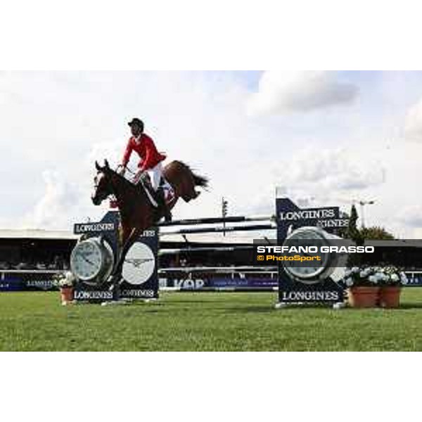 FEI Jumping European Championship - Milano, Milano San Siro racecourse - 31 August 2023 - ph.Stefano Grasso Guerdat Steve from SUI riding Dynamix de Belheme