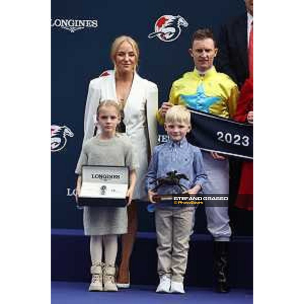 Longines Hong Kong International Races of Hong Kong - - Hong Kong, Sha Tin - 10 December 2023 - ph.Stefano Grasso/Longines Zac Purton on Lucky Sweynesse wins the Longines Hong Kong Sprint