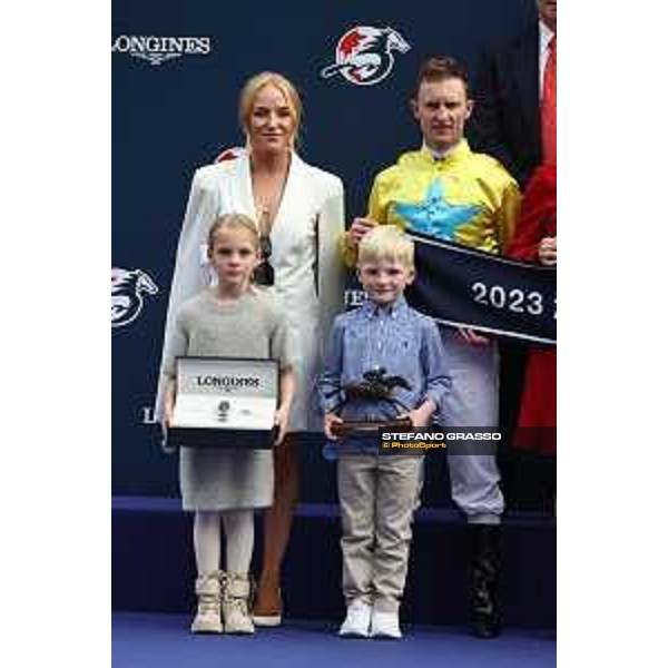 Longines Hong Kong International Races of Hong Kong - - Hong Kong, Sha Tin - 10 December 2023 - ph.Stefano Grasso/Longines Zac Purton on Lucky Sweynesse wins the Longines Hong Kong Sprint