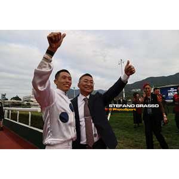 Longines Hong Kong International Races of Hong Kong - - Hong Kong, Sha Tin - 10 December 2023 - ph.Stefano Grasso/Longines Vincent Ho on Golden Sixty wins the Longines Hong Kong Mile