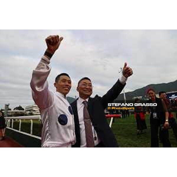 Longines Hong Kong International Races of Hong Kong - - Hong Kong, Sha Tin - 10 December 2023 - ph.Stefano Grasso/Longines Vincent Ho on Golden Sixty wins the Longines Hong Kong Mile