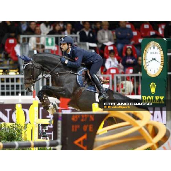 Emilio Bicocchi on Olea wins the Prix nr. 2 Jumping Verona - Rolex Fei World Cup tm Verona, 6th nov. 2009 ph. Fieracavalli/Stefano Grasso