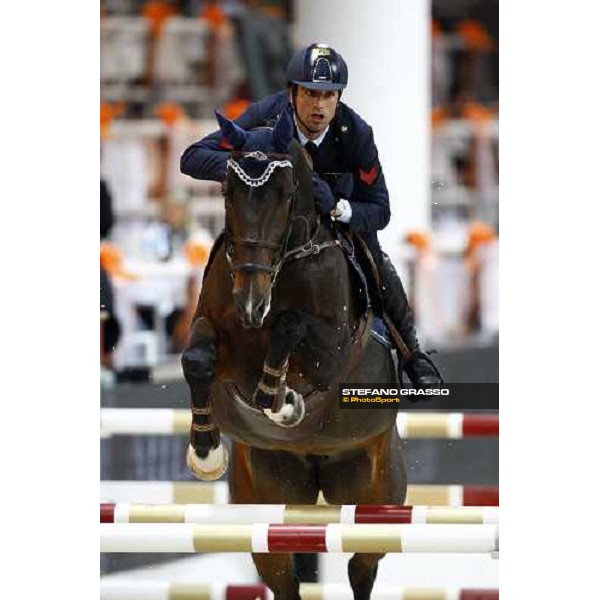 Emilio Bicocchi on Olea wins the Prix nr. 2 Jumping Verona - Rolex Fei World Cup tm Verona, 6th nov. 2009 ph. Fieracavalli/Stefano Grasso