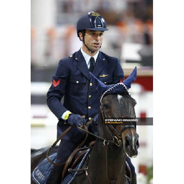 Emilio Bicocchi on Olea wins the Prix nr. 2 Jumping Verona - Rolex Fei World Cup tm Verona, 6th nov. 2009 ph. Fieracavalli/Stefano Grasso