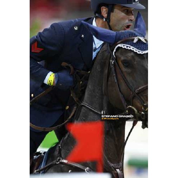Emilio Bicocchi on Olea wins the Prix nr. 2 Jumping Verona - Rolex Fei World Cup tm Verona, 6th nov. 2009 ph. Fieracavalli/Stefano Grasso