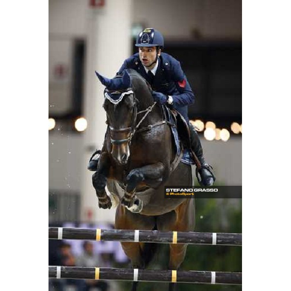 Emilio Bicocchi on Olea wins the Prix nr. 2 Jumping Verona - Rolex Fei World Cup tm Verona, 6th nov. 2009 ph. Fieracavalli/Stefano Grasso
