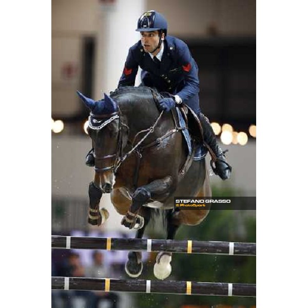 Emilio Bicocchi on Olea wins the Prix nr. 2 Jumping Verona - Rolex Fei World Cup tm Verona, 6th nov. 2009 ph. Fieracavalli/Stefano Grasso