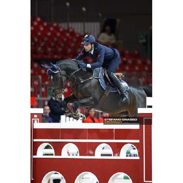 Emilio Bicocchi on Olea wins the Prix nr. 2 Jumping Verona - Rolex Fei World Cup tm Verona, 6th nov. 2009 ph. Fieracavalli/Stefano Grasso