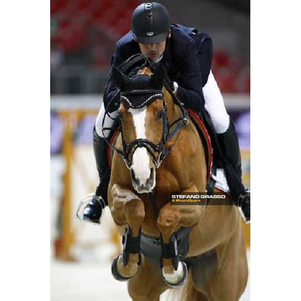 Giuseppe Rolli on Okinawa du Hussoit wins the Prix nr. 1 Jumping Verona - Rolex Fei World Cup tm Verona, 6th nov. 2009 ph. Fieracavalli/Stefano Grasso