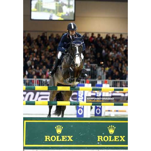 Natale Chiaudani on Snai Seldana di Campalto is 5th in the Jumping Verona - Rolex Fei World Cup tm 2009 Verona, 8th nov. 2009 ph.Fieracavalli/Stefano Grasso