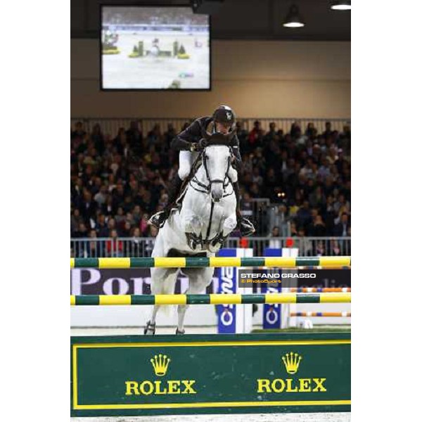 Kevin Staut on Silvana is 3rd in the Jumping Verona - Rolex Fei World Cup tm 2009 Verona, 8th nov. 2009 ph.Fieracavalli/Stefano Grasso