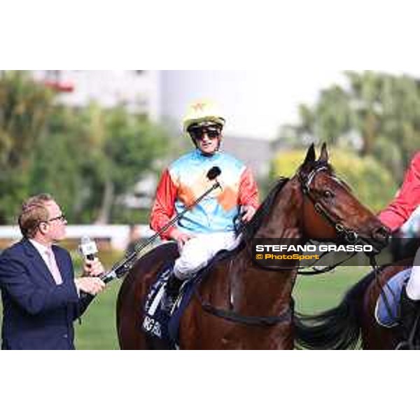 LHKIR 2024 of Hong Kong - - Hong Kong, Sha Tin racecourse - 8 December 2024 - ph.Stefano Grasso/Longines Zac Purton on Ka Ying Rising wins the Longines Hong Kong Sprint