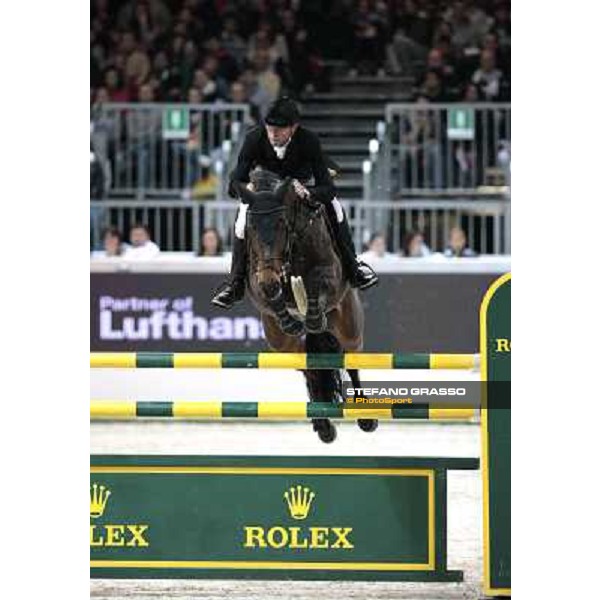 Gilbert Bockmann on No Father\'s Girl Jumping Verona - Rolex Fei World Cup tm 2009 Verona, 8th nov. 2009 ph. Fieracavalli/Stefano Grasso