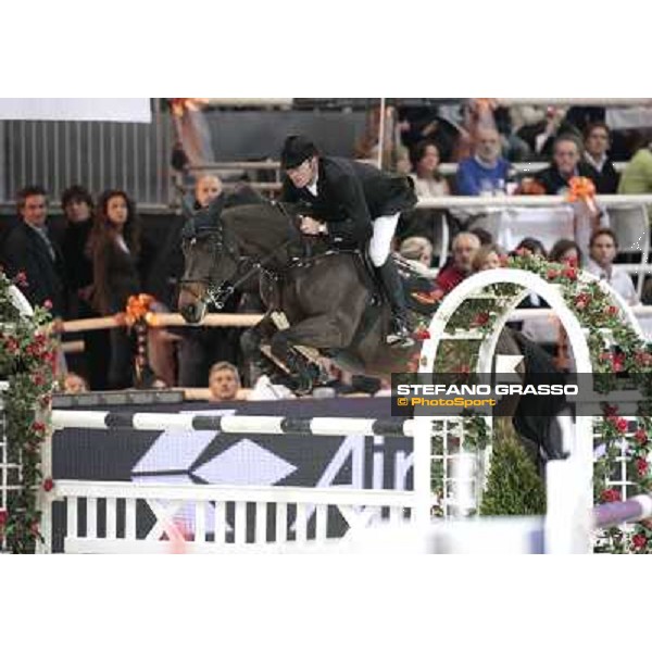 Gilbert Bockmann on No Father\'s Girl Jumping Verona - Rolex Fei World Cup tm 2009 Verona, 8th nov. 2009 ph. Fieracavalli/Stefano Grasso