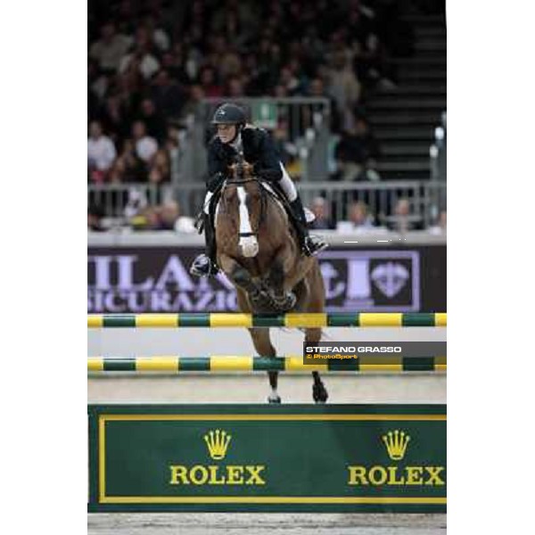 Tina Lund on A-DUR R Jumping Verona - Rolex Fei World Cup tm 2009 Verona, 8th nov. 2009 ph. Fieracavalli/Stefano Grasso