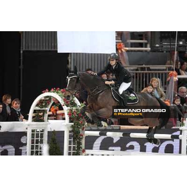 Francesca Capponi on Stallone Jumping Verona - Rolex Fei World Cup tm 2009 Verona, 8th nov. 2009 ph. Fieracavalli/Stefano Grasso