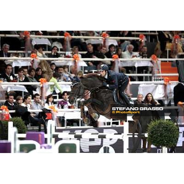 Emilio Bicocchi on Jeckerson Kapitol D\' Argonne Jumping Verona - Rolex Fei World Cup tm 2009 Verona, 8th nov. 2009 ph. Fieracavalli/Stefano Grasso