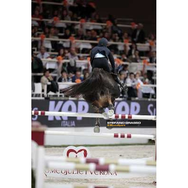 Emilio Bicocchi on Jeckerson Kapitol d\' Argonne Jumping Verona - Rolex Fei World Cup tm 2009 Verona, 8th nov. 2009 ph. Fieracavalli/Stefano Grasso