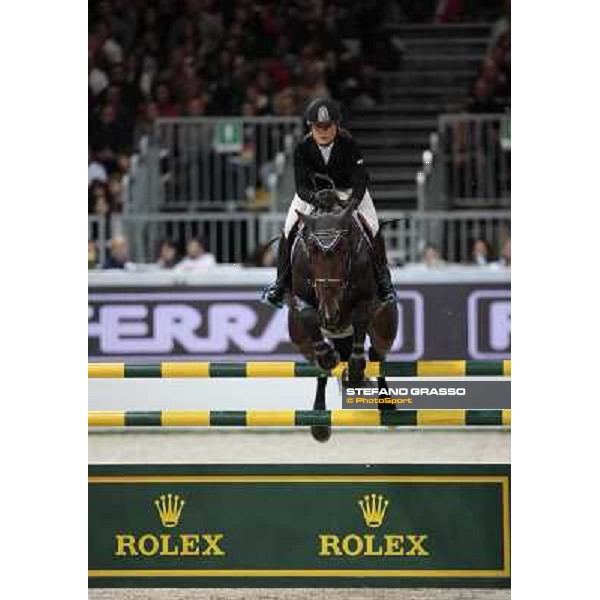 Clarissa Crotta on Magnus Romeo Jumping Verona - Rolex Fei World Cup tm 2009 Verona, 8th nov. 2009 ph. Fieracavalli/Stefano Grasso