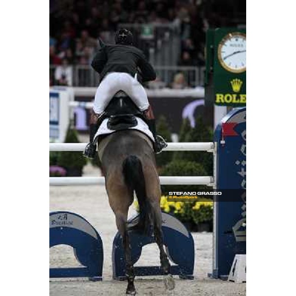 Giuseppe d\' Onofrio on Landzeu 2 Jumping Verona - Rolex Fei World Cup tm 2009 Verona, 8th nov. 2009 ph. Fieracavalli/Stefano Grasso