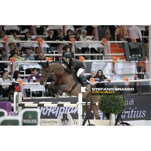 Piergiorgio Bucci on Kanebo Jumping Verona - Rolex Fei World Cup tm 2009 Verona, 8th nov. 2009 ph. Fieracavalli/Stefano Grasso