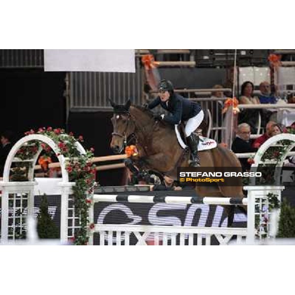 Lauren Hough on Quick Study Jumping Verona - Rolex Fei World Cup tm 2009 Verona, 8th nov. 2009 ph. Fieracavalli/Stefano Grasso