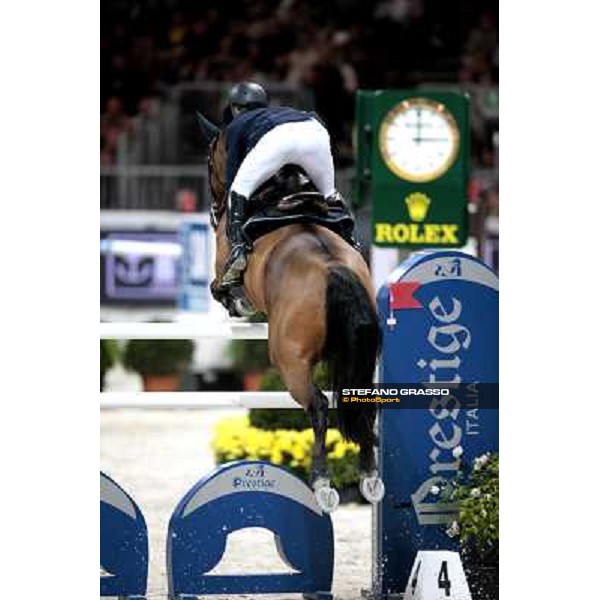Julien Epaillard on Latina du Pitray Jumping Verona - Rolex Fei World Cup tm 2009 Verona, 8th nov. 2009 ph. Fieracavalli/Stefano Grasso