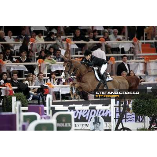Edwina Alexander on Zorro Z Jumping Verona - Rolex Fei World Cup tm 2009 Verona, 8th nov. 2009 ph. Fieracavalli/Stefano Grasso